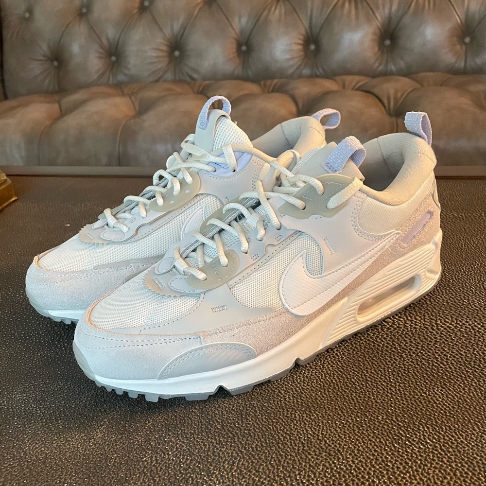 Nike Air Max 90 Futura Triple White (W) Sneakers Athletic Shoes